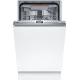 Lavavajillas integrable 45 cm BOSCH SPV4EMX25E. 10 cubiertos. 3ª bandeja. Clase